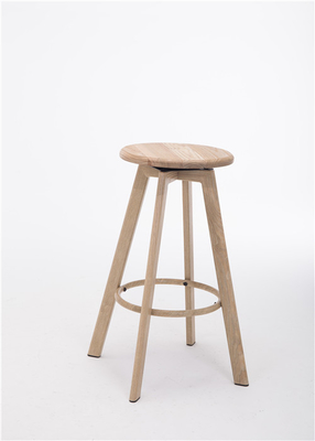 Σύγχρονο ξύλο - όπως μετάλλων την υψηλή έδρα επισκεπτών φραγμών Stackable γύρω από το μικρό κάθισμα